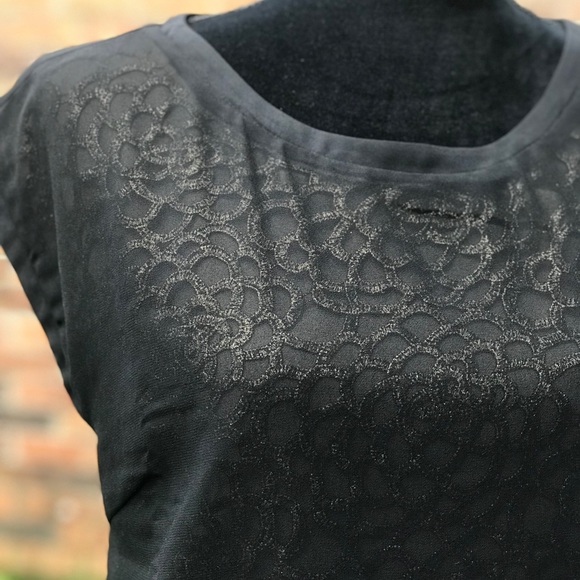 Anthropologie Tops - Anthropologie Greylin Black and Gold Blouse